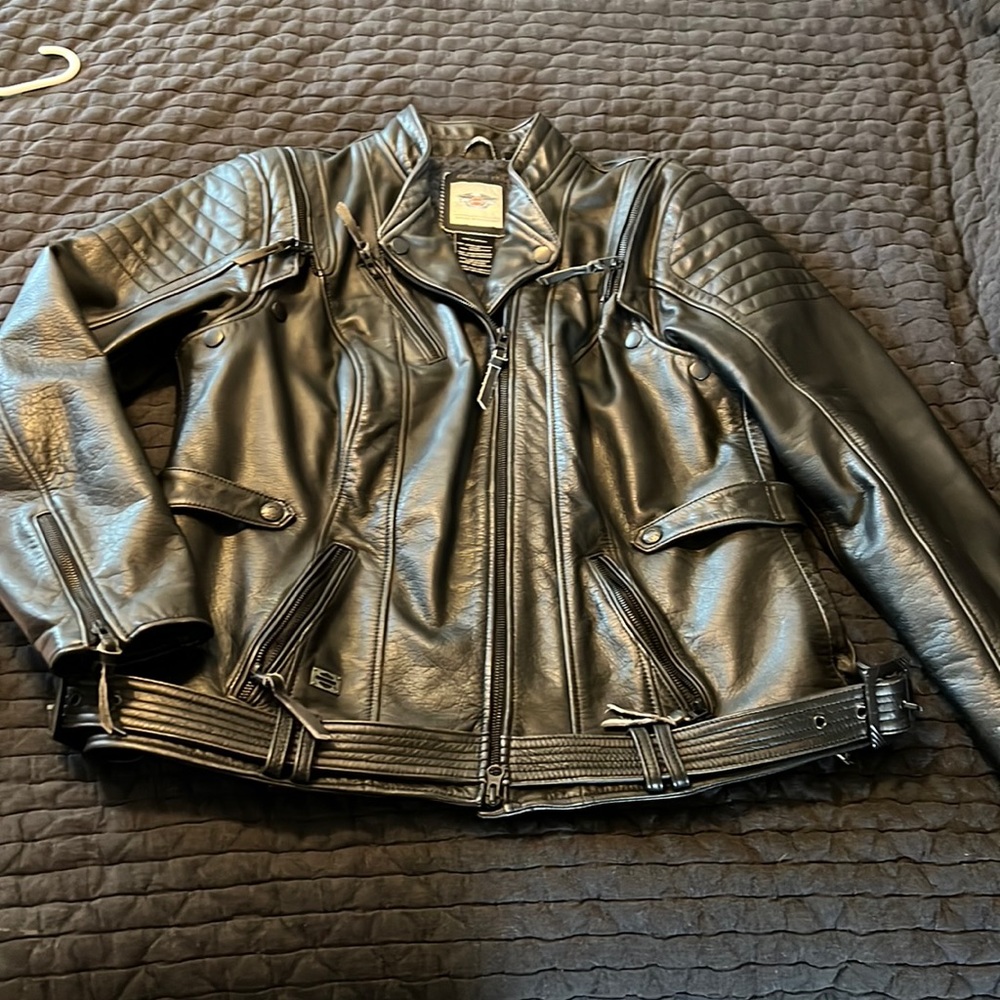 Women’s Harley Davidson Leather Riding jacket - Picture 1 of 7